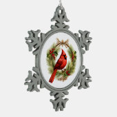 Flocon De Neige Ornement cardinal (Gauche)