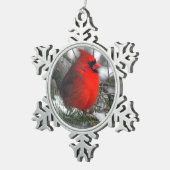Flocon De Neige Ornement cardinal (Vue impression)
