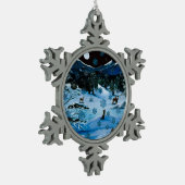 Flocon De Neige Ornement Cascade Snowflake (Gauche)