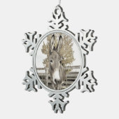 Flocon De Neige Ornement d'âne (Vue impression)