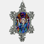 Flocon De Neige Ornement d'ange coloré (Gauche)