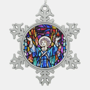 Flocon De Neige Ornement d'ange coloré