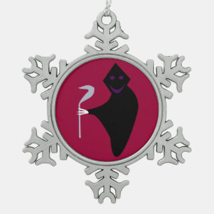 Flocon De Neige Ornement d'Halloween faucheuse