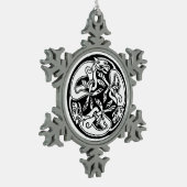 Flocon De Neige ornement en étain (Gauche)