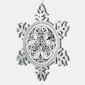 Flocon De Neige ornement en étain (Vue impression)