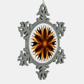 Flocon De Neige Ornement Flames (Gauche)