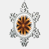 Flocon De Neige Ornement Flames (Vue impression)