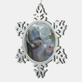 Flocon De Neige Ornement hippo (Vue impression)