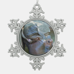 Flocon De Neige Ornement hippo