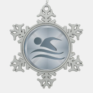 Flocon De Neige Ornement nageur - SRF