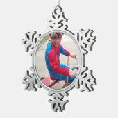 Flocon De Neige Ornement personnalisé (Vue impression)