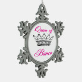 Flocon De Neige Ornement Queen Of Bunco Snowflake (Gauche)
