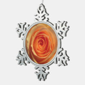 Flocon De Neige Ornement rose jaune (Vue impression)