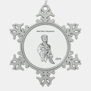 Flocon De Neige Ornement : Saint Jean