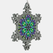 Flocon De Neige Pots Kaleidoscope Snowflake Ornement (Gauche)