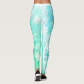 flocon de neige pour femmes Leggings (Dos)