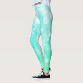 flocon de neige pour femmes Leggings (Gauche)