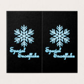 Flocon de neige spécial Noël drôle (Outside Unfolded)