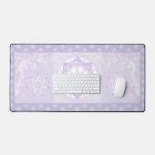 flocon de neige violet clair et coeur étincelant (Clavier et souris)