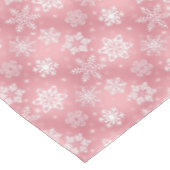 Flocon rose motif Nappe de vacances (Angle)