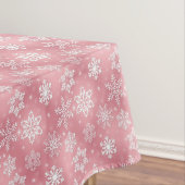 Flocon rose motif Nappe de vacances (In Situ)