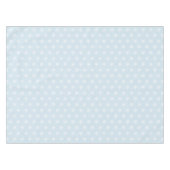 Flocons de neige blancs sur la nappe bleue de Noël (Devant (Horizontal))