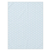 Flocons de neige blancs sur la nappe bleue de Noël (Devant)