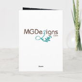 flocons de neige bleu marine Merci de mariage d'hi (Dos)