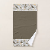 flocons de neige et serviette de bain cerf (Serviette à main)