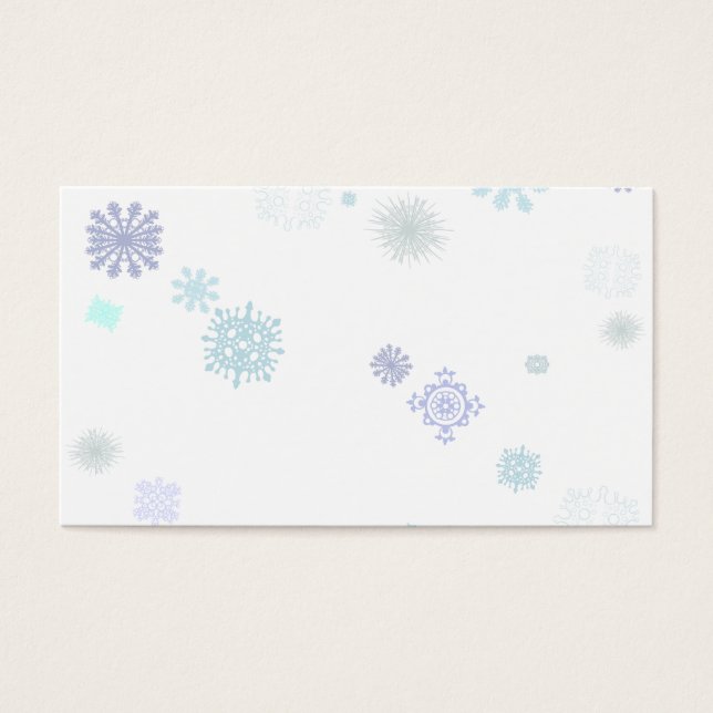 Flocons de neige pâles (Devant)