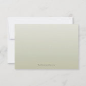 Flocons de neige sur la sauge RSVP avec une répons (Dos)