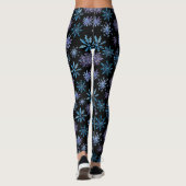 Flocons de neige sur leggings noirs (Dos)