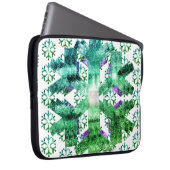 Flocons de neige violets et bleus sur un sac d'éle (Devant droit)