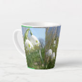 Flocons d'été et mug Latte Ciel Bleu (Angle gauche)