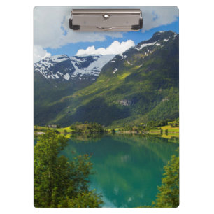 Floenmeer landschap, Noorwegen Klembord