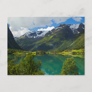 Floenmeer, Noorwegen, landschap Briefkaart
