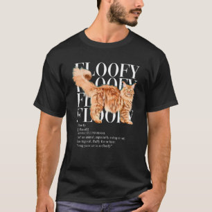 Flofy Red Maine Coon kat T-shirt