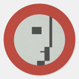 FLomm Heroes: D’EVOCATUR! Ronde Sticker