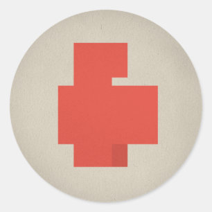 FLomm Heroes: POSITAVO! Ronde Sticker