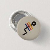 FLomm Heroes: TRÊS! Ronde Button 3,2 Cm (Voorkant /achterkant)