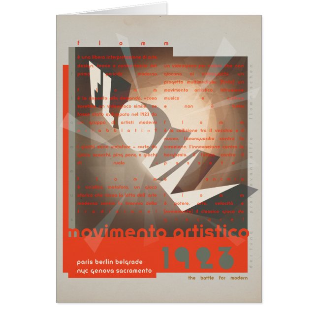 FLomm movimento artistico (Voorkant)