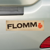  FLOMM positavo Bumpersticker (Op auto)
