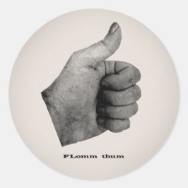 FLomm thum Ronde Sticker