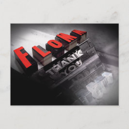 flommist BEDANKT Briefkaart