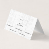 Floor Plan Visitekaartjes (Achterkant)