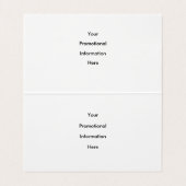 Floor Plan Visitekaartjes (Binnenkant ongevouwen)