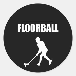 floorball ronde sticker