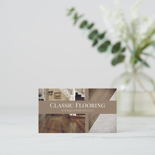 Flooring Company Visitekaartje (Staand voorkant)