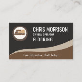 Flooring Installation QR Code Visitekaartje (Voorkant)