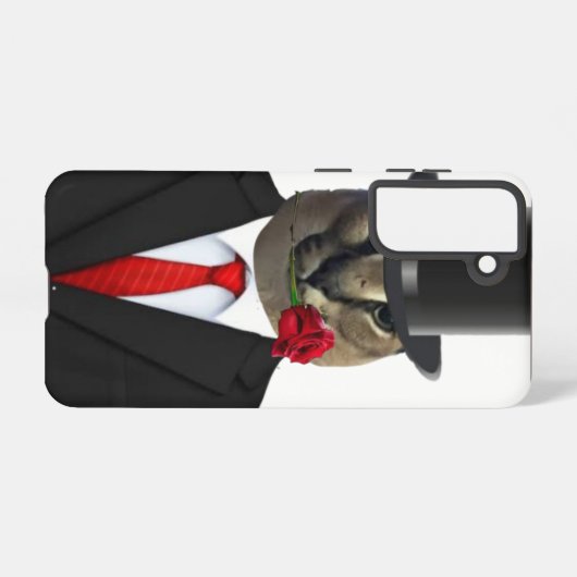 Floppa Fino Samsung Galaxy Hoesje (Achterkant horizontaal)